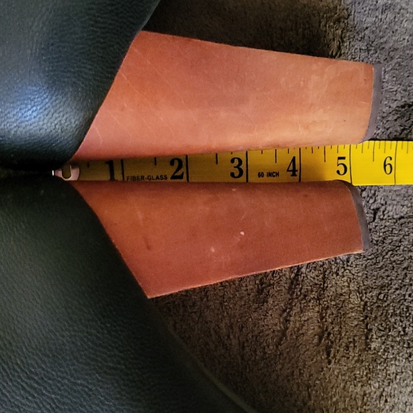 Jeffrey Campbell Shoes Havana Last High Heel Leather Dark Academia / Sz 6.5/ Blk - Picture 15 of 17